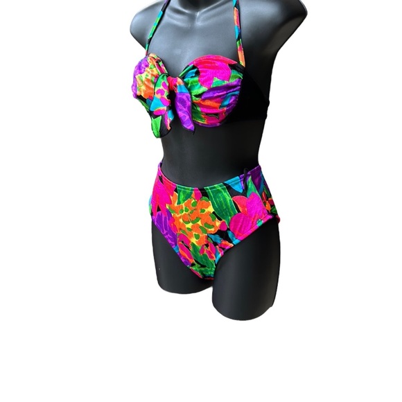 THE SLIMSUIT 2 PCs brightly colored top and bottom, size 6, EUC - Picture 2 of 10